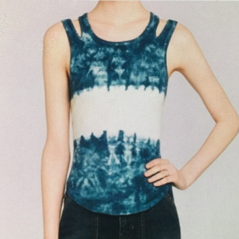 We The Free Dip Dye Split Strap Tank